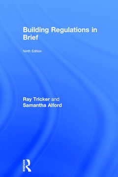 Couverture de l’ouvrage Building Regulations in Brief