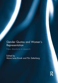 Couverture de l’ouvrage Gender Quotas and Women's Representation