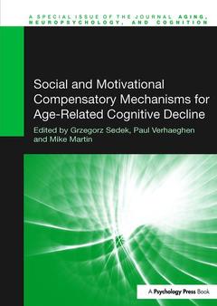 Couverture de l’ouvrage Social and Motivational Compensatory Mechanisms for Age-Related Cognitive Decline