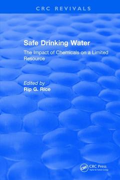 Couverture de l’ouvrage Revival: Safe Drinking Water (1985)