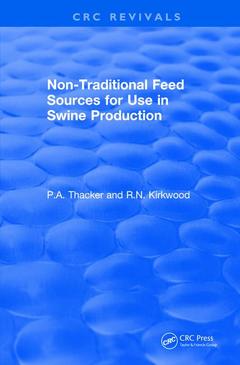 Couverture de l’ouvrage Revival: Non-Traditional Feeds for Use in Swine Production (1992)