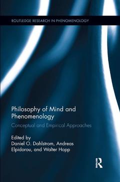 Couverture de l’ouvrage Philosophy of Mind and Phenomenology