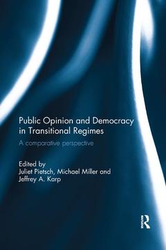 Cover of the book Public Opinion and Democracy in Transitional Regimes