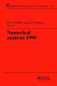 Couverture de l’ouvrage Numerical Analysis 1999
