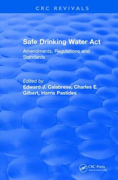 Couverture de l’ouvrage Revival: Safe Drinking Water Act (1989)