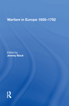 Couverture de l’ouvrage Warfare in Europe 1650�1792