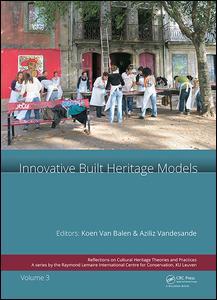 Couverture de l’ouvrage Innovative Built Heritage Models
