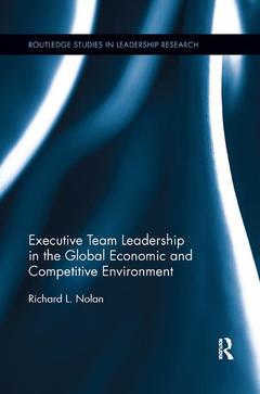 Couverture de l’ouvrage Executive Team Leadership in the Global Economic and Competitive Environment
