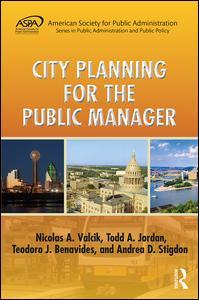 Couverture de l’ouvrage City Planning for the Public Manager