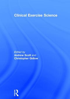 Couverture de l’ouvrage Clinical Exercise Science