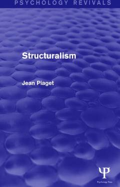 Couverture de l’ouvrage Structuralism