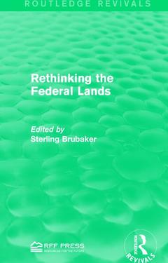 Couverture de l’ouvrage Rethinking the Federal Lands