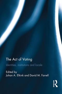 Couverture de l’ouvrage The Act of Voting