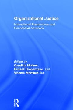 Couverture de l’ouvrage Organizational Justice