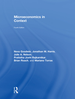 Couverture de l’ouvrage Microeconomics in Context