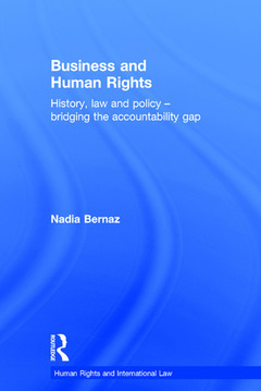 Couverture de l’ouvrage Business and Human Rights