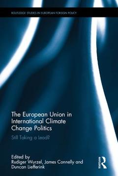 Couverture de l’ouvrage The European Union in International Climate Change Politics