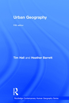 Couverture de l’ouvrage Urban Geography