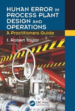 Cover of the book Human Error in Process Plant Design and Operations