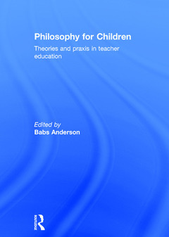 Couverture de l’ouvrage Philosophy for Children
