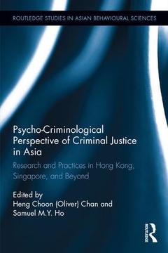 Couverture de l’ouvrage Psycho-Criminological Perspective of Criminal Justice in Asia