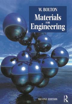 Couverture de l’ouvrage Materials for Engineering