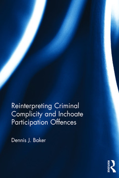 Cover of the book Reinterpreting Criminal Complicity and Inchoate Participation Offences