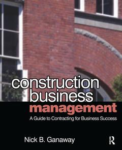 Couverture de l’ouvrage Construction Business Management