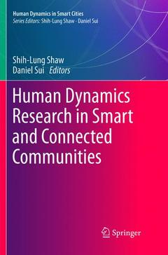 Cover of the book Human Dynamics Research in Smart and Connected Communities