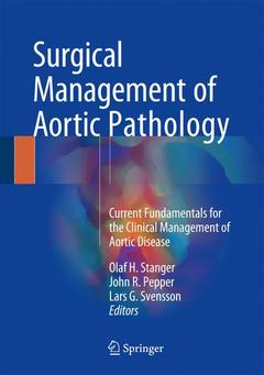 Couverture de l’ouvrage Surgical Management of Aortic Pathology