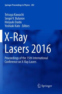 Couverture de l’ouvrage X-Ray Lasers 2016