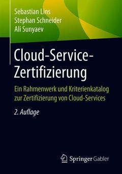 Couverture de l’ouvrage Cloud-Service-Zertifizierung