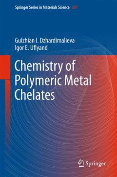 Couverture de l’ouvrage Chemistry of Polymeric Metal Chelates