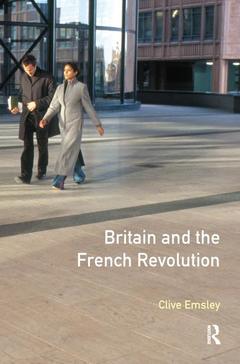 Couverture de l’ouvrage Britain and the French Revolution