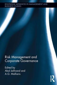 Couverture de l’ouvrage Risk Management and Corporate Governance