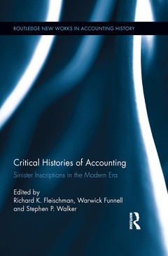 Cover of the book Critical Histories of Accounting