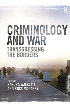 Couverture de l’ouvrage Criminology and War