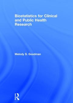 Couverture de l’ouvrage Biostatistics for Clinical and Public Health Research