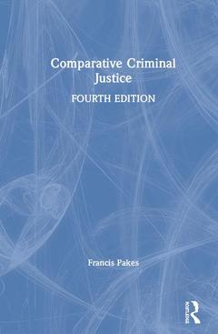 Couverture de l’ouvrage Comparative Criminal Justice