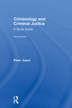 Couverture de l’ouvrage Criminology and Criminal Justice