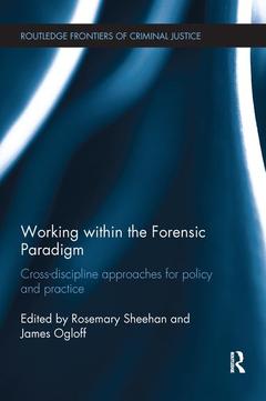 Couverture de l’ouvrage Working within the Forensic Paradigm