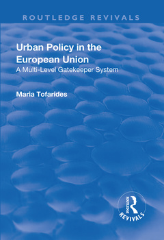 Couverture de l’ouvrage Urban Policy in the European Union