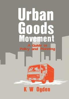 Couverture de l’ouvrage Urban Goods Movement