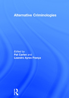 Cover of the book Alternative Criminologies