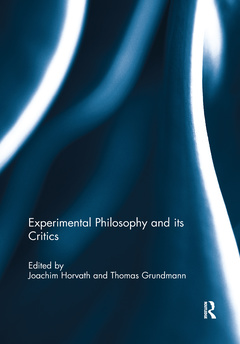 Couverture de l’ouvrage Experimental Philosophy and its Critics