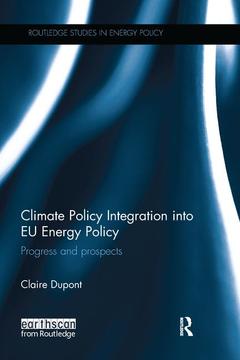 Cover of the book Climate Policy Integration into EU Energy Policy