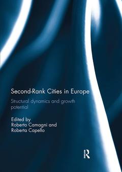Couverture de l’ouvrage Second Rank Cities in Europe