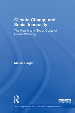 Cover of the book Climate Change and Social Inequality