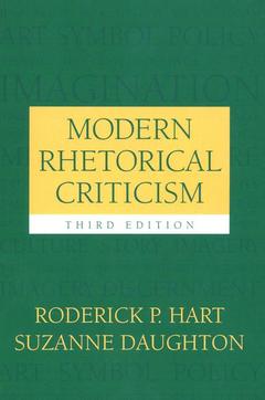 Couverture de l’ouvrage Modern Rhetorical Criticism