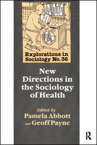 Couverture de l’ouvrage New Directions In The Sociology Of Health
